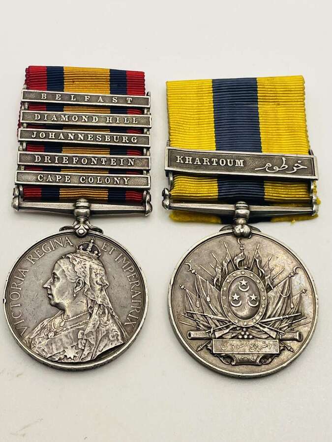 Queen&rsquo;s South Africa & Sudan Medals GRENADIER GUARDS