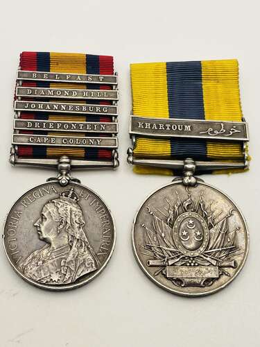 Queen’s South Africa & Sudan Medals GRENADIER GUARDS