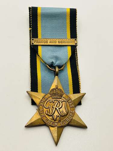 WW2 Air Crew Europe Star & Bar