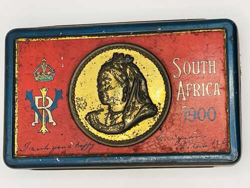 Queen Victoria  1900 South Africa Chocolate Tin With Contents