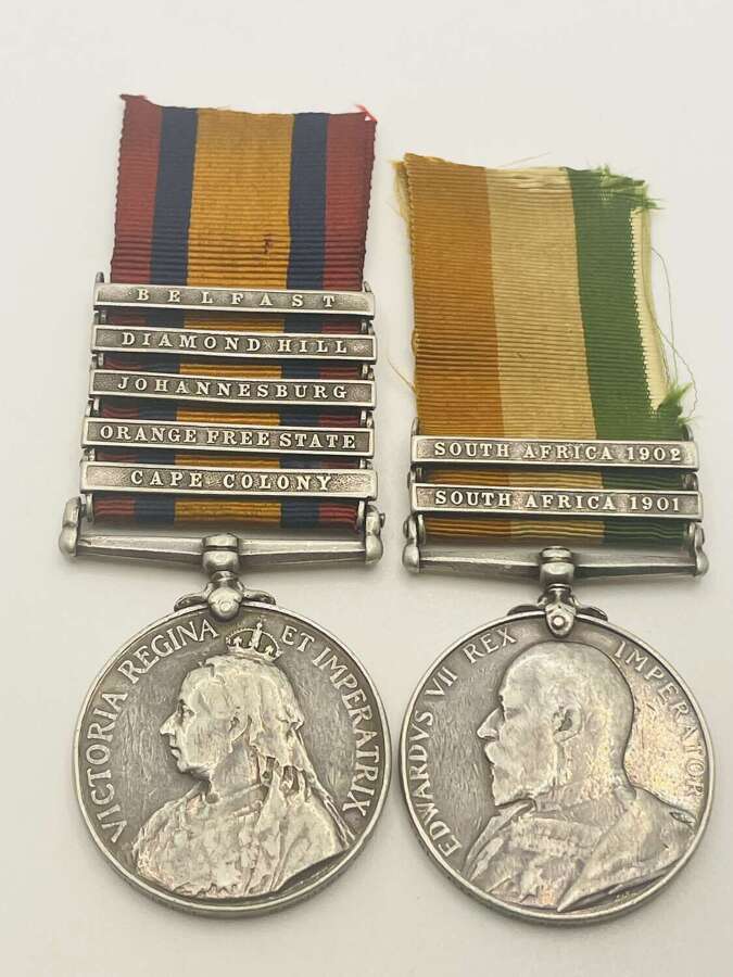 South Africa 1899-1902 Medals YORKSHIRE REGIMENT
