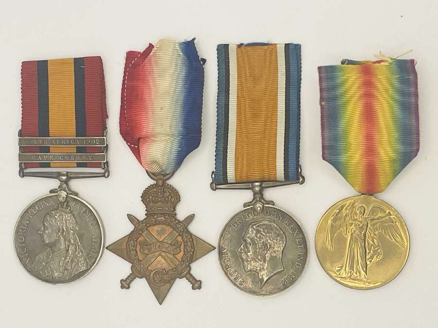South Africa 1899-1902 & 1914/15 Trio WIA SOMME LANCASHIRE FUSILIERS