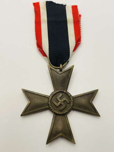 WW2 German War Merit Medal No Swords & Packet Of Issue