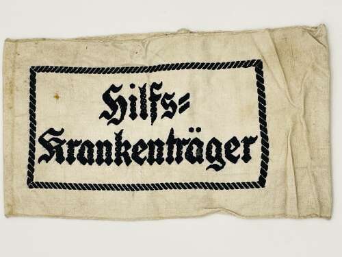 WW2 German Stretcher Bearers Armband