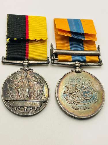 Queen’s Sudan & Khedive’s 1896 - 1897 Medals GRENADIER GUARDS