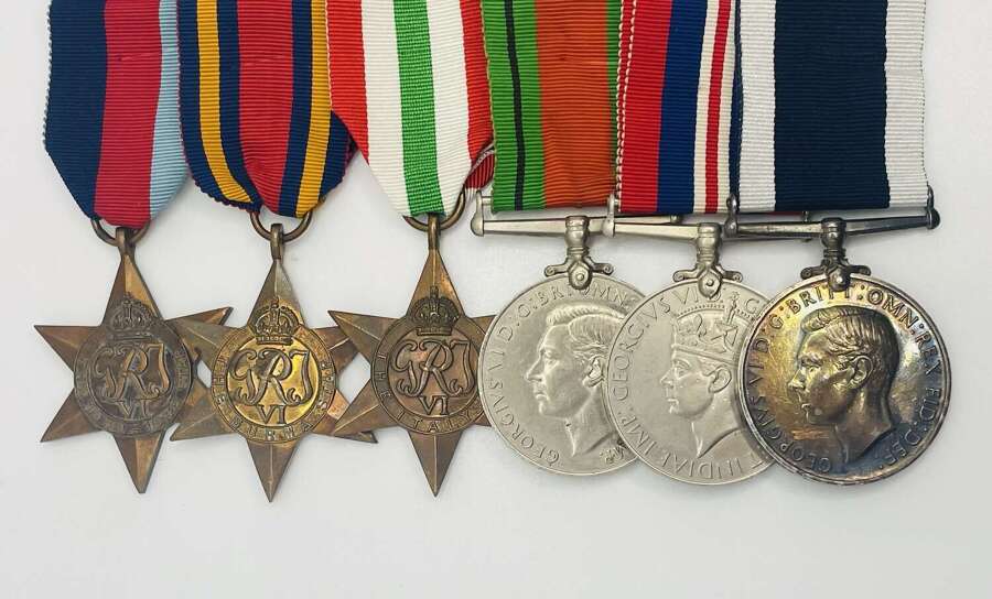 WW2 Campaign Medal Group ROYAL MARINES