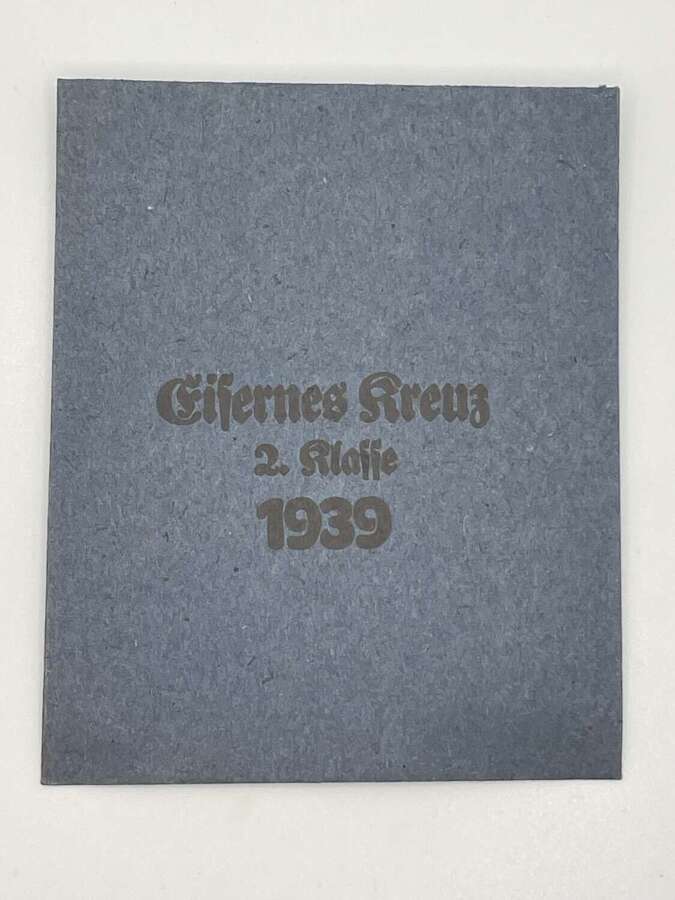 WW2 German Iron Cross 2nd Class Packet Of Issue